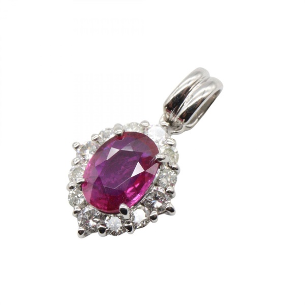 ジュエリー ルビー ダイヤモンド ペンダントトップ ペンダントトップ ジュエリー レディース ﾙﾋﾞｰ 1.9g