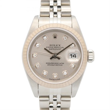 ロレックス デイトジャスト 10Pダイヤ 腕時計 時計 レディース 79174G