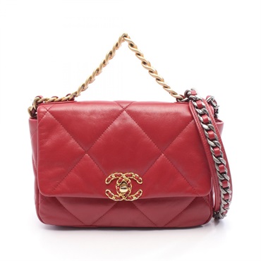 シャネル 19 ディズヌフ マトラッセ ショルダーバッグ バッグ レディース