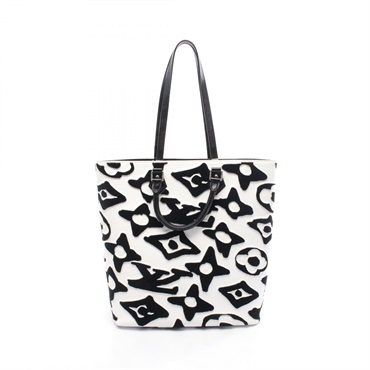 ルイ・ヴィトン LOUIS VUITTON × Urs Fischer カバ タフテッドモノグラム トートバッグ バッグ レディース M45567