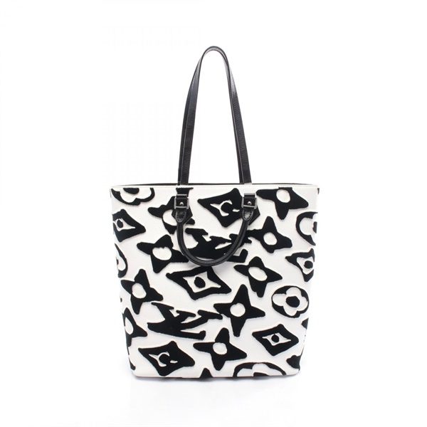 ルイ・ヴィトン LOUIS VUITTON × Urs Fischer カバ タフテッドモノグラム トートバッグ バッグ レディース M45567