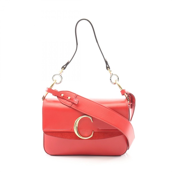 クロエ クロエC スモールダブル キャリーバッグ ハンドバッグ バッグ レディース