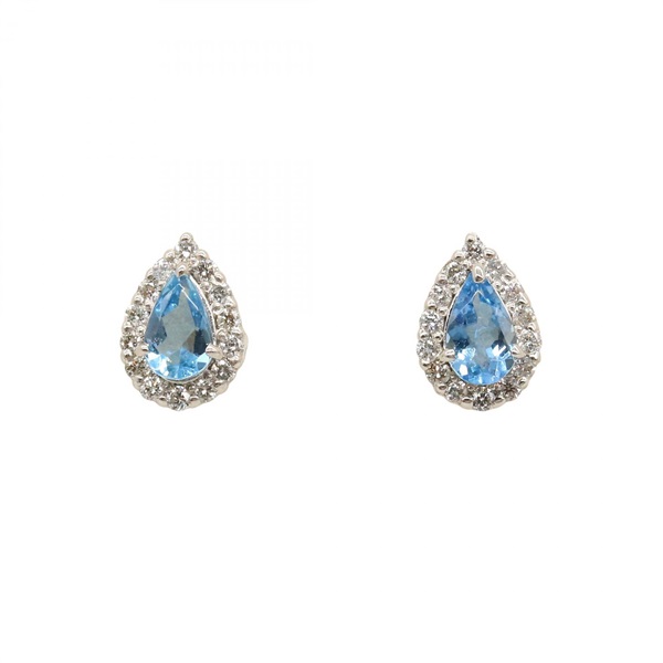 ジュエリー アクアマリン ピアス ピアス ジュエリー レディース ｱｸｱﾏﾘﾝ 1.5g