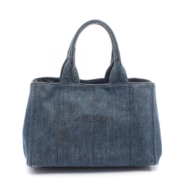 プラダ DENIM CANAPA カナパ トートバッグ バッグ レディース