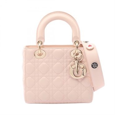 ディオール LADY DIOR MY ABCDIOR レディディオール スモール カナージュ ハンドバッグ バッグ レディース