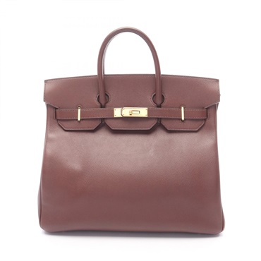 エルメス オータクロア32 マロンフォンセ ハンドバッグ バッグ レディース