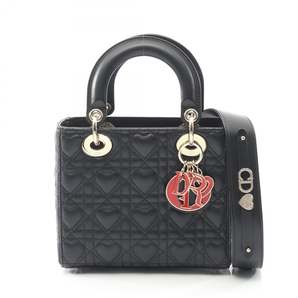 ディオール LADY DIOR MY ABCDIOR レディディオール スモール カナージュ ハンドバッグ バッグ レディース MO538.ONGH