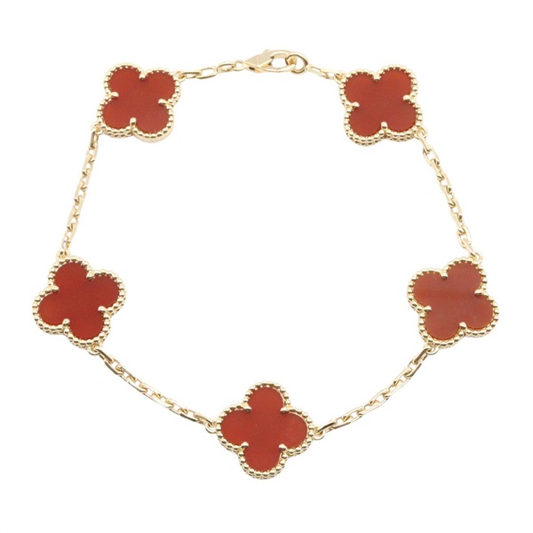 ヴァンクリーフ＆アーペル ヴィンテージ アルハンブラ カーネリアン ブレスレット ブレスレット アクセサリー レディース