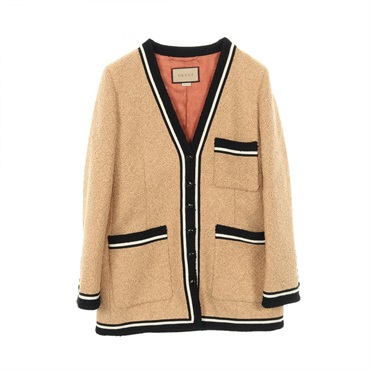 グッチ  ノーカラージャケット 衣料品 アウター レディース 702792