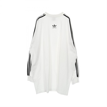 バレンシアガ BALENCIAGA × adidas ロングスリーブ カットソー 衣料品 トップス メンズ 728789 TNVA6
