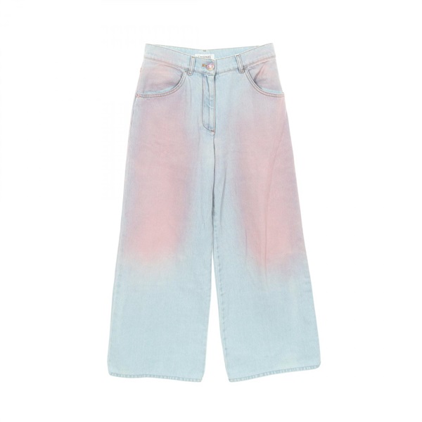 シャネル(CHANEL)シャネル ココマークボタン グラデーション デニム  