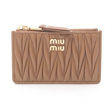 ミュウ ミュウ MATELASSE'MIU マテラッセ コインケース 財布 レディース 5MB06MAFPPF098L