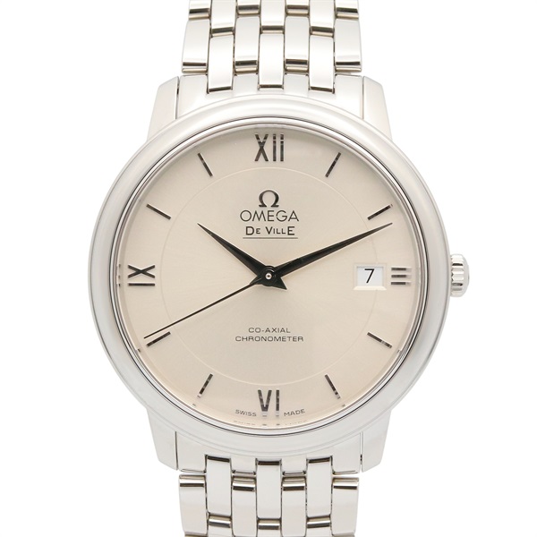 オメガ デ・ビル プレステージ コーアクシャル 腕時計 時計 メンズ 424.10.37.20.02.001
