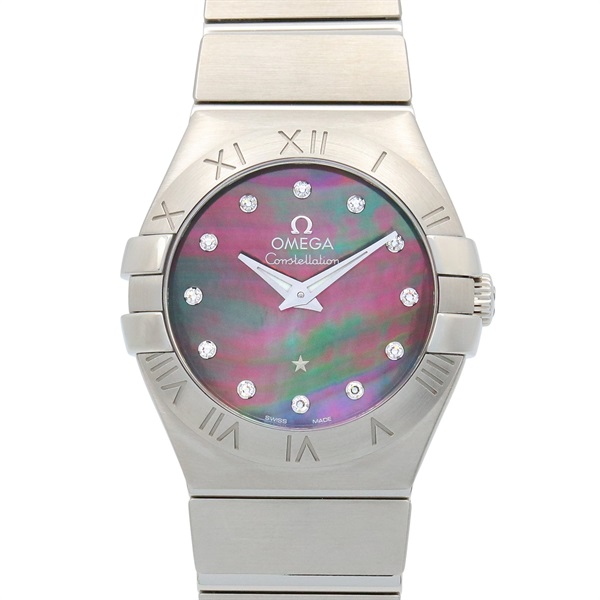 オメガ コンステレーション ブラッシュ 12Pダイヤ 腕時計 時計 レディース 123.10.27.60.57.003