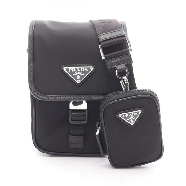 プラダ RE NYLON TESSUTO+SAFFIANO ショルダーバッグ バッグ メンズ レディース 2VD0432DMHF0002