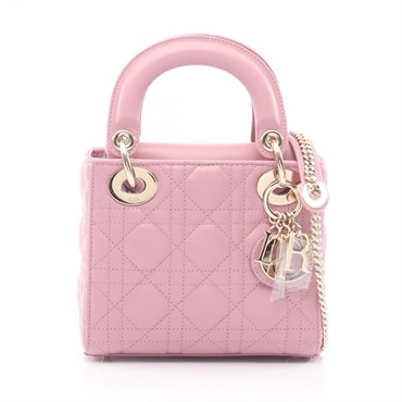 クリスチャンディオール レディディオール ミニ カナージュ ハンドバッグ バッグ レディース