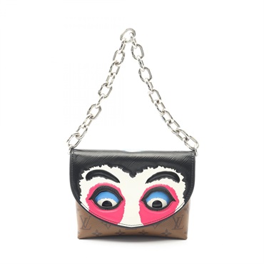 ルイ・ヴィトン LOUIS VUITTON × 山本寛斎 ポシェット カブキマスク モノグラムリバース エピ ハンドバッグ バッグ レディース M43495