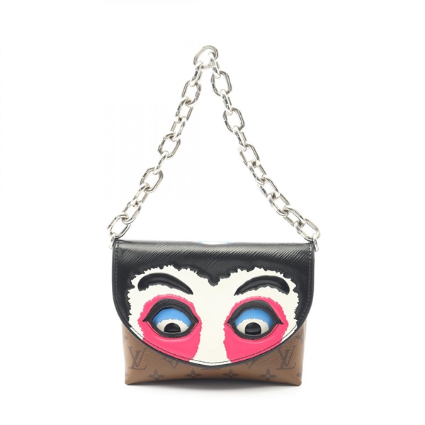 ルイ・ヴィトン LOUIS VUITTON × 山本寛斎 ポシェット カブキマスク モノグラムリバース エピ ハンドバッグ バッグ レディース M43495