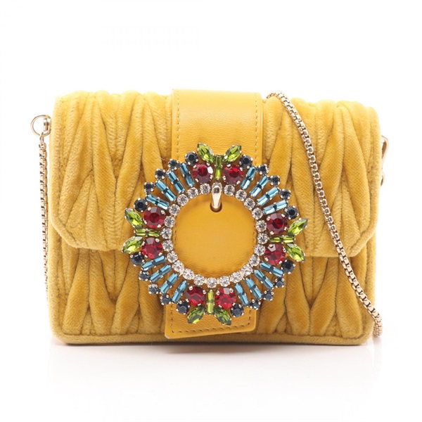 ミュウ ミュウ VELUTTO MATELAS ショルダーバッグ バッグ レディース 5DH003