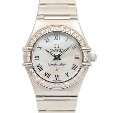 オメガ コンステレーション ミニ ダイヤベゼル 腕時計 時計 レディース 1466.61