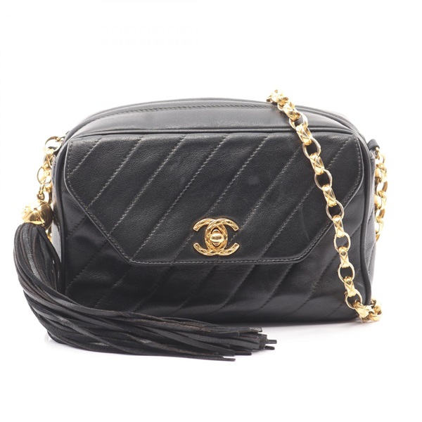 シャネル(CHANEL)シャネル ココマーク バイアスステッチ ショルダー