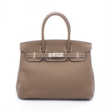 エルメス バーキン30 エトゥープ ハンドバッグ バッグ レディース