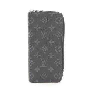 ルイ・ヴィトン ジッピーウォレット ヴェルティカル モノグラムエクリプス ラウンド長財布 財布 メンズ M62295