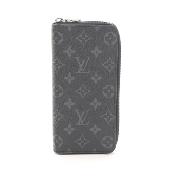 ルイ・ヴィトン ジッピーウォレット ヴェルティカル モノグラムエクリプス ラウンド長財布 財布 メンズ M62295