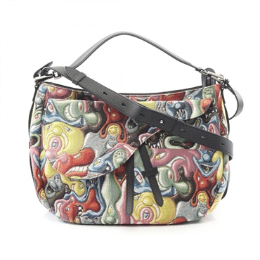 ディオール Christian Dior × Kenny Scharf サドル ショルダーバッグ バッグ レディース