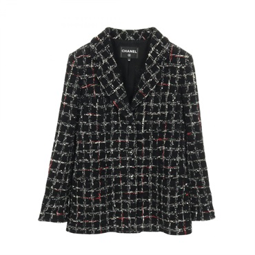 シャネル ココマークボタン ツイード その他ジャケット 衣料品 アウター レディース P73609 V65153