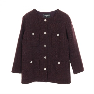 シャネル ココマークボタン ツイード その他ジャケット 衣料品 アウター レディース P71176V37139