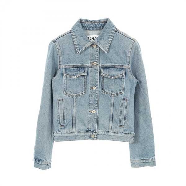 ロエベ アナグラム デニムジャケット 衣料品 アウター レディース