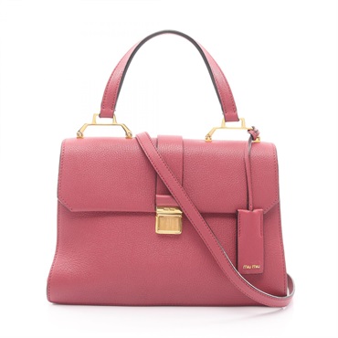 ミュウ ミュウ MADRAS マドラス ハンドバッグ バッグ レディース