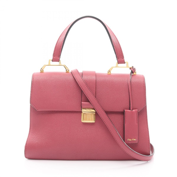 ミュウ ミュウ MADRAS マドラス ハンドバッグ バッグ レディース