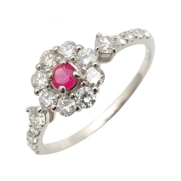 ジュエリー レッドベリル リング リング・指輪 ジュエリー レディース ﾚｯﾄﾞﾍﾞﾘﾙ 2.2g