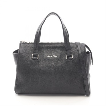 ミュウ ミュウ MADRAS ハンドバッグ バッグ レディース 5BB006