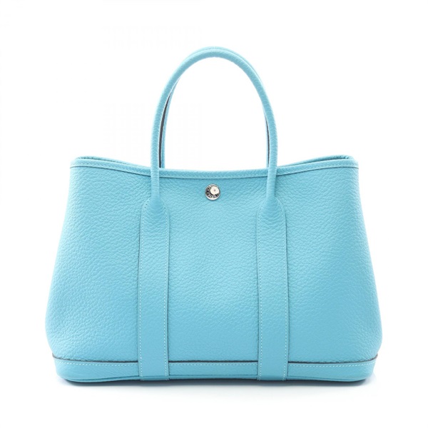 エルメス ガーデンパーティTPM ブルーノール トートバッグ バッグ レディース