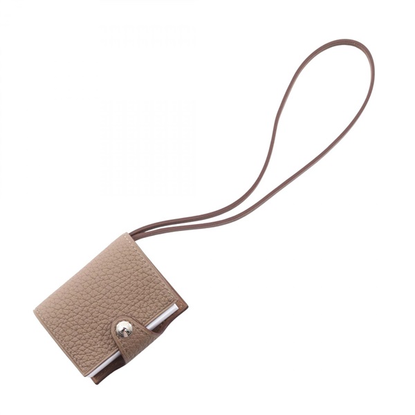 未使用 HERMES エルメス ユリス ナノ チャーム 手帳 ストラップ レザー エルメス(HERMES)エルメス ユリス ナノ チャーム アクセサリー