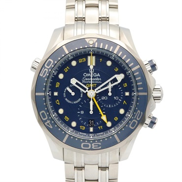 オメガ シーマスター ダイバーGMT 腕時計 時計 メンズ 212.30.44.52.03.001