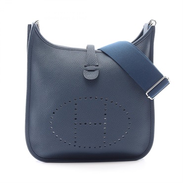 エルメス エヴリン 3 トロワ PM ブルードプリュス ショルダーバッグ バッグ レディース