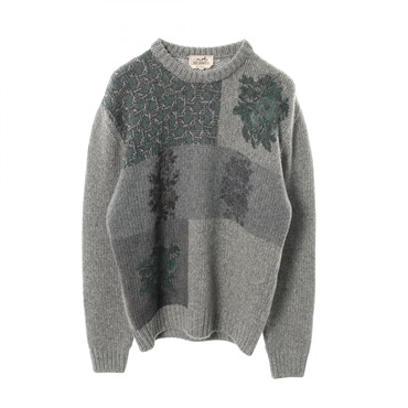 エルメス Decalcomanie ニット 衣料品 トップス メンズ