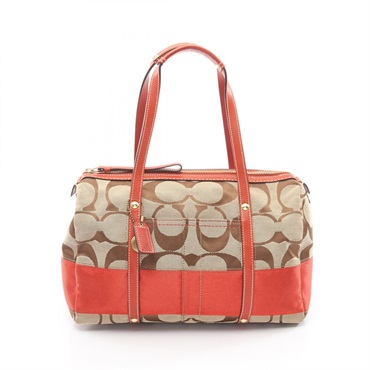 コーチ シグネチャー ハンドバッグ バッグ レディース C0726