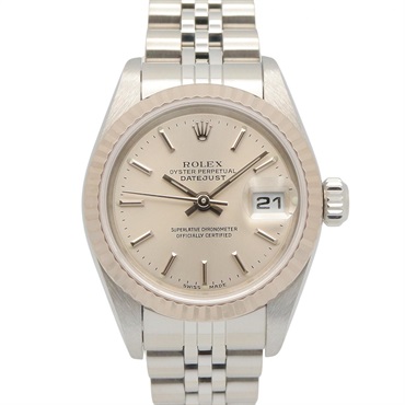 ロレックス デイトジャスト Y番 シルバー バー 腕時計 時計 レディース 79174