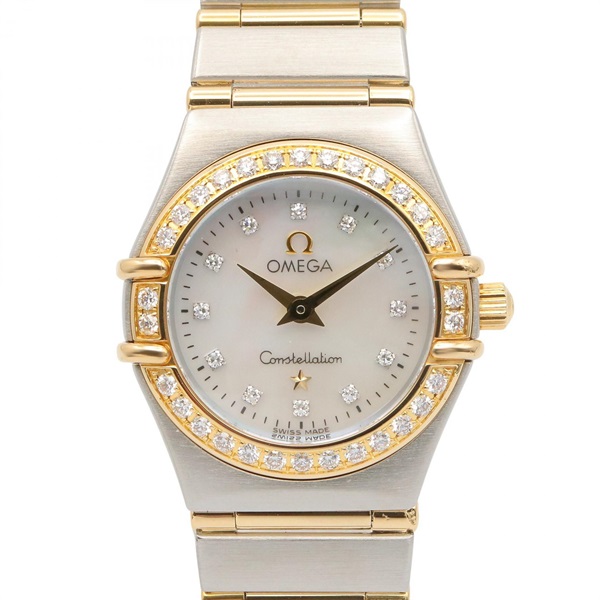 オメガ コンステレーション ミニ ダイヤベゼル/12Pダイヤ 腕時計 時計 レディース 1267.75