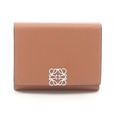 ロエベ アナグラム トライフォールド ウォレット 三つ折り財布 財布 レディース C821TR2X02