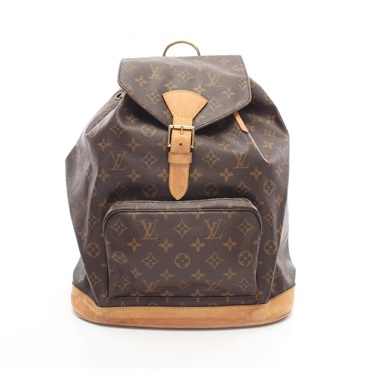 ルイ・ヴィトン モンスリGM モノグラム リュックサック バックパック バッグ レディース M51135
