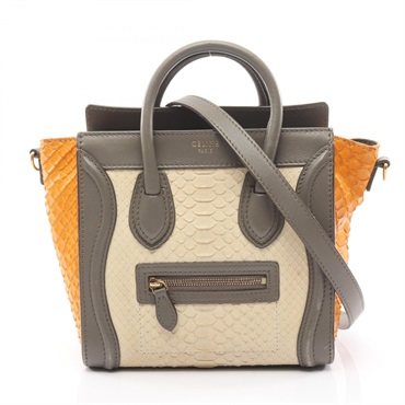 セリーヌ ラゲージ ナノショッパー ハンドバッグ バッグ レディース