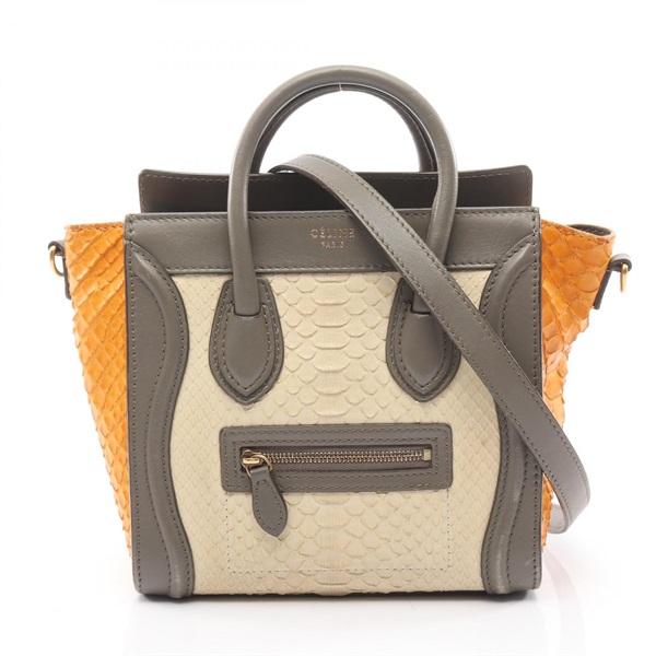 セリーヌ ラゲージ ナノショッパー ハンドバッグ バッグ レディース