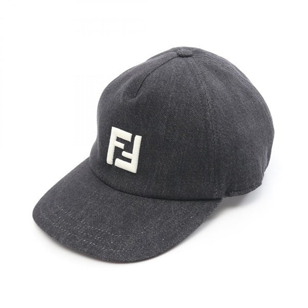 フェンディ FFロゴ刺繍 キャップ 帽子 メンズ レディース
