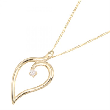 ティファニー オープンリーフ 1Pダイヤ ネックレス ネックレス ジュエリー レディース